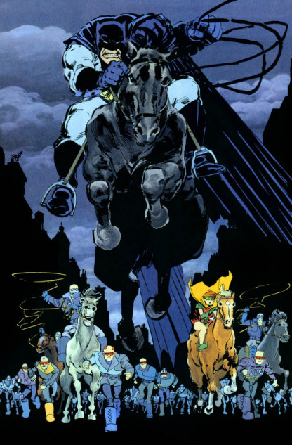 Batman on a horse