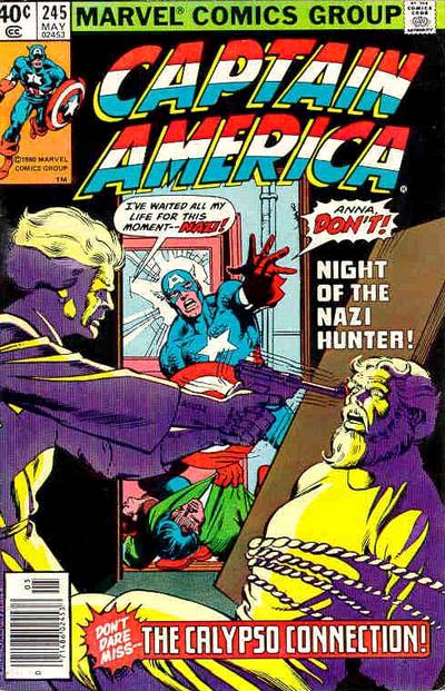 Cover to Captain America #245 by Frank Miller