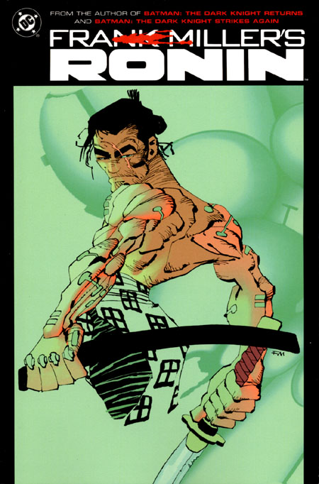 New Cover to Ronin TPB by Frank Miller